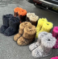 Short Fur Boots