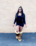Knee High Fur Boots